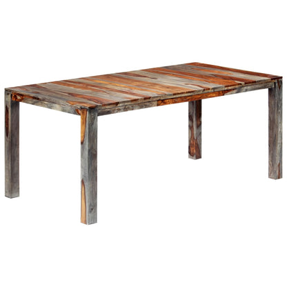 Table à manger Gris 180x90x76 cm Bois massif