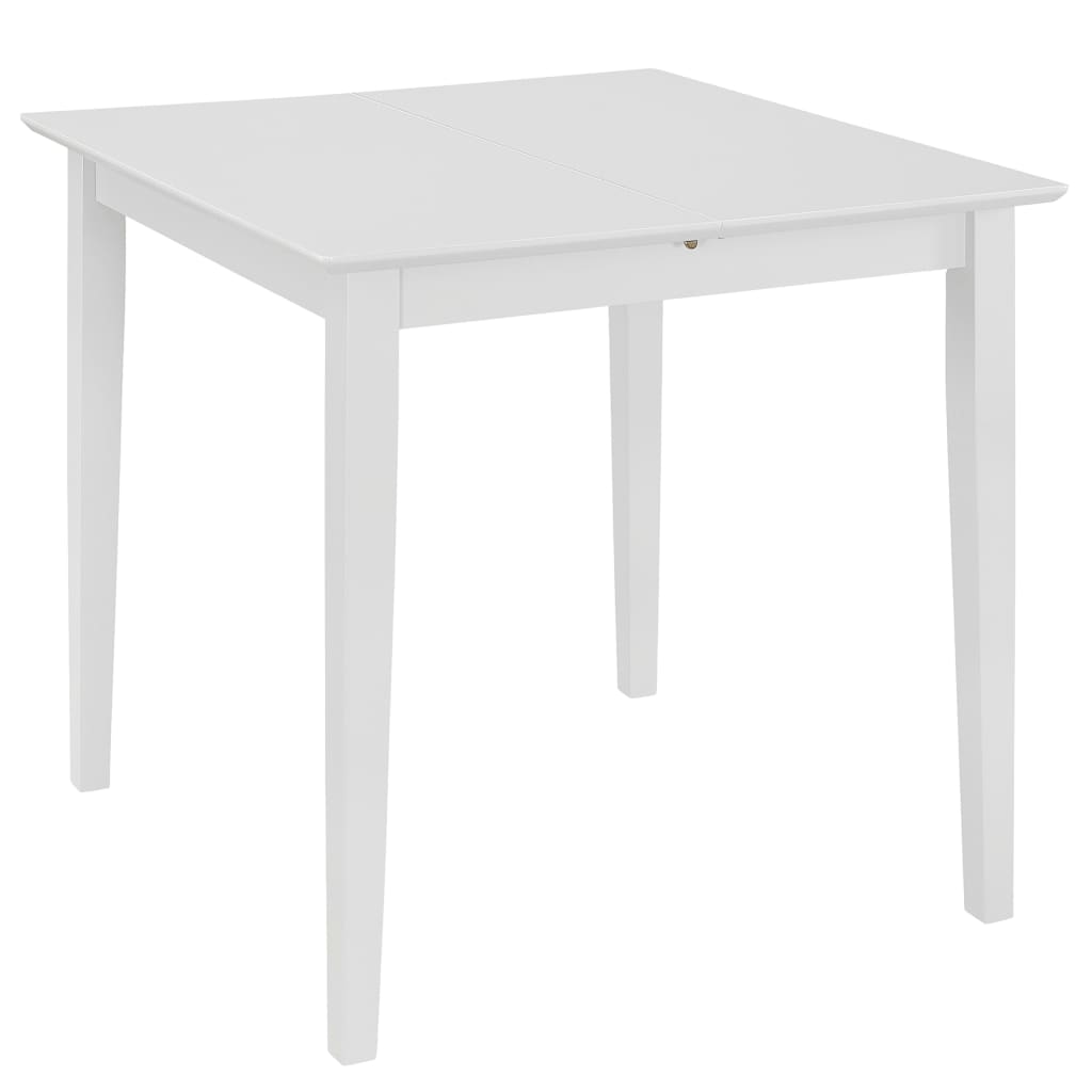 Table à manger extensible Blanc (80-120)x80x74 cm MDF