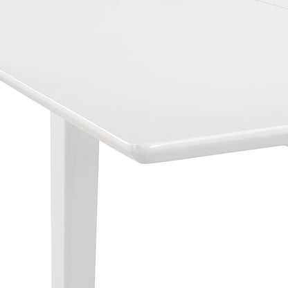 Table à manger extensible Blanc (80-120)x80x74 cm MDF