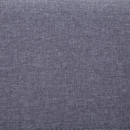 Banc avec compartiment de rangement 116 cm Gris clair Polyester