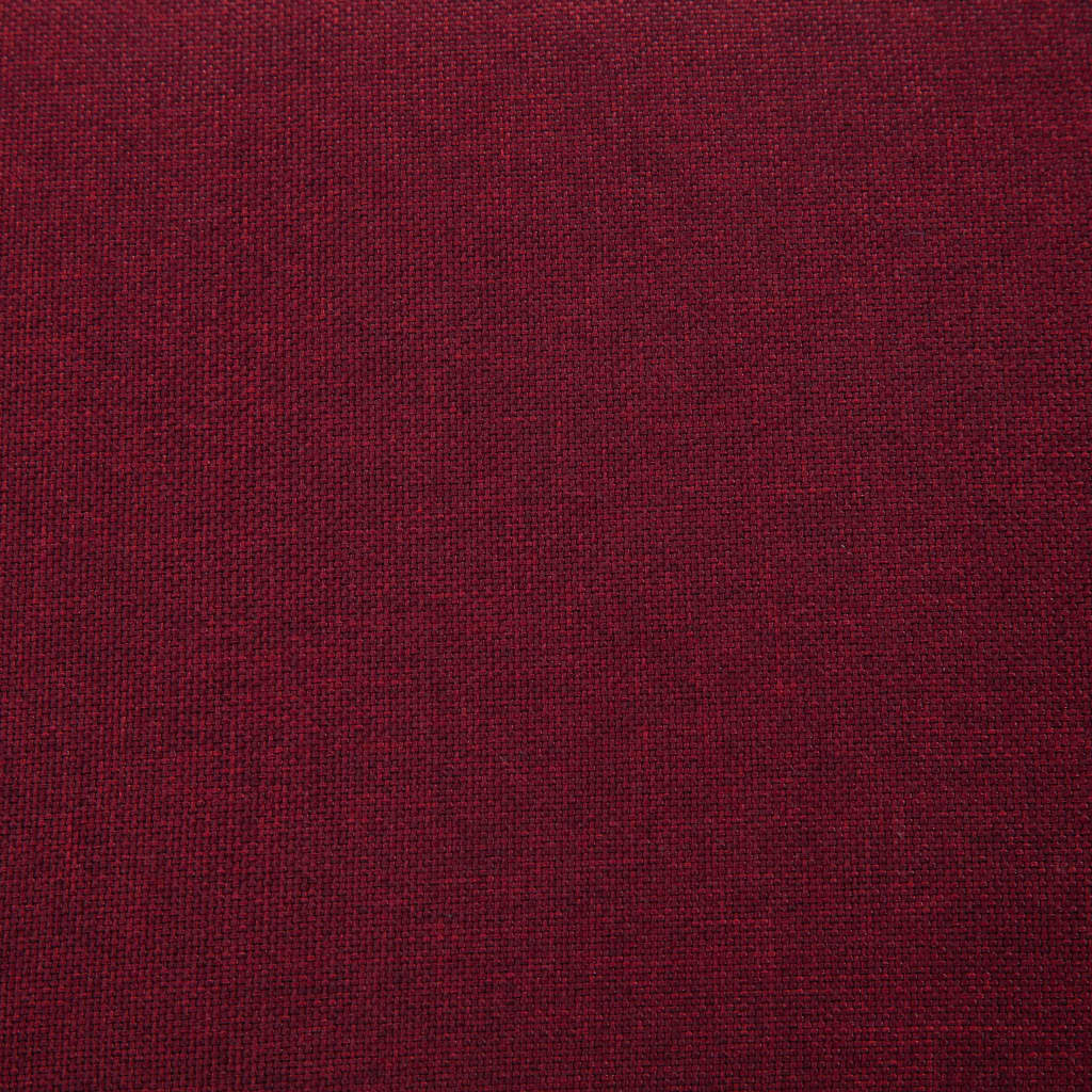 Banc avec compartiment de rangement 116 cm Bordeaux Polyester