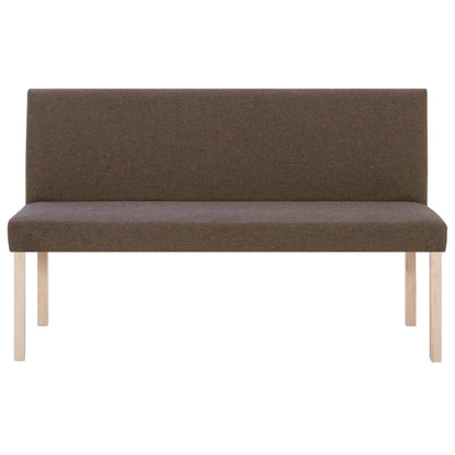 Banc 139,5 cm Marron Polyester