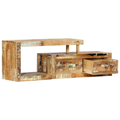 Meuble TV 120x30x40 cm Bois de récupération massif