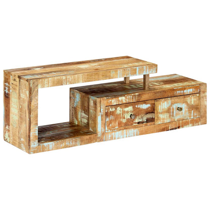 Meuble TV 120x30x40 cm Bois de récupération massif