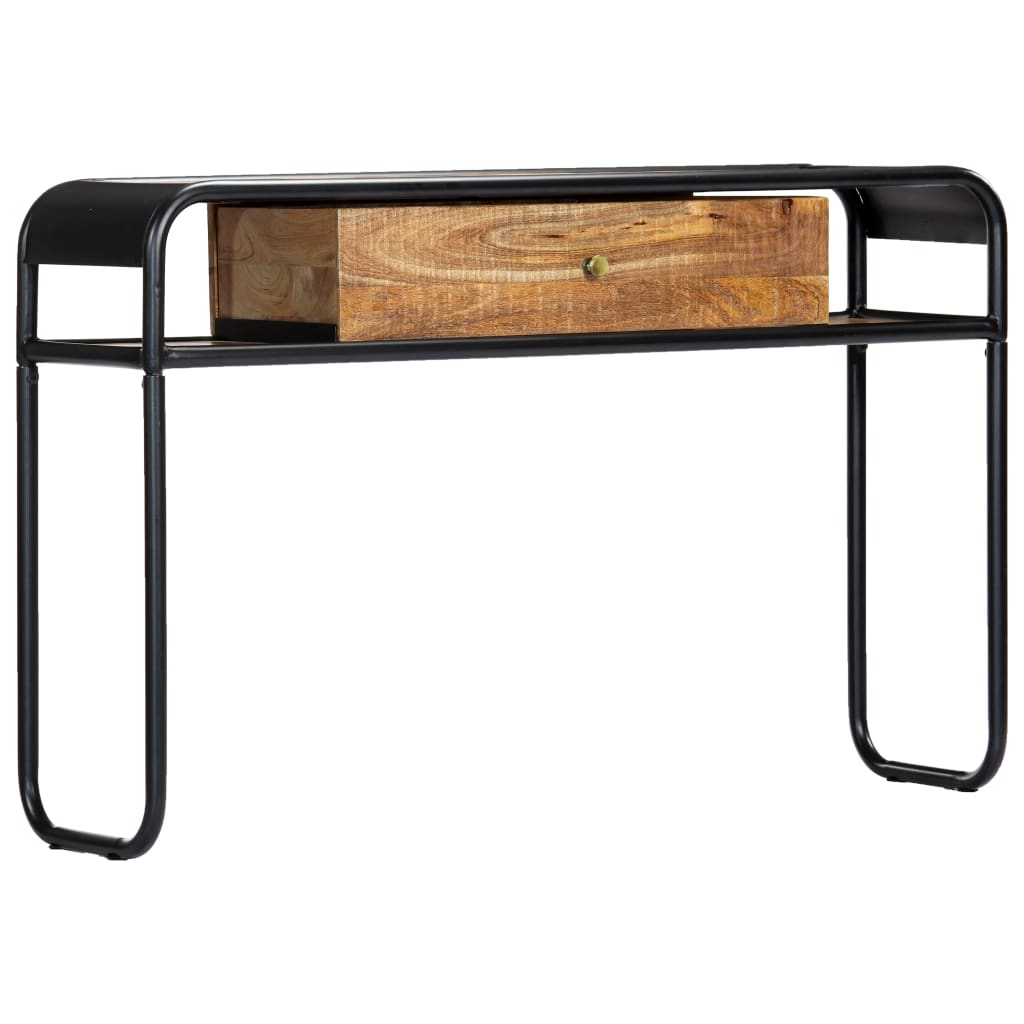 Table console 118 x 30 x 75 cm Bois de manguier massif