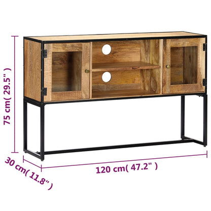 Meuble TV 120x30x75 cm Bois de récupération massif