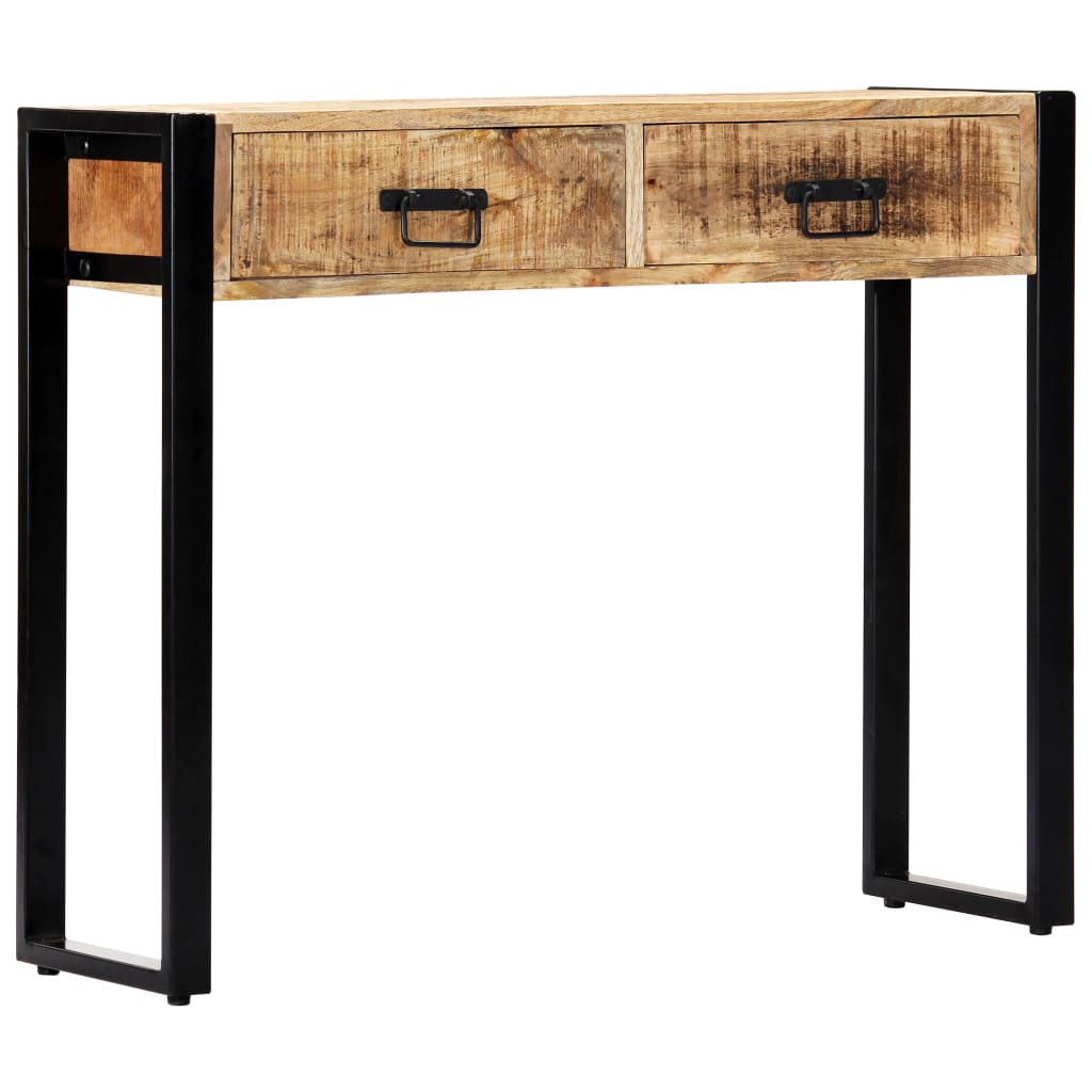 Table console 90 x 30 x 75 cm Bois de manguier massif