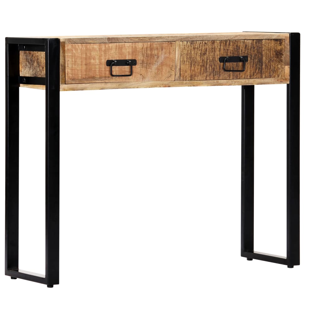 Table console 90 x 30 x 75 cm Bois de manguier massif