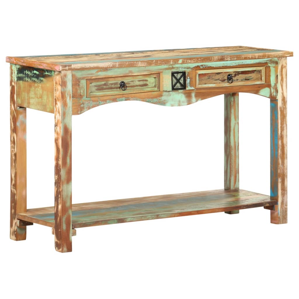 Table console 120x40x75 cm Bois solide de récupération