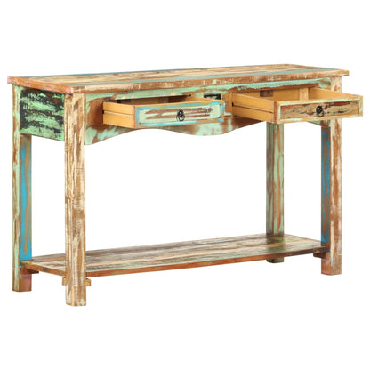 Table console 120x40x75 cm Bois solide de récupération