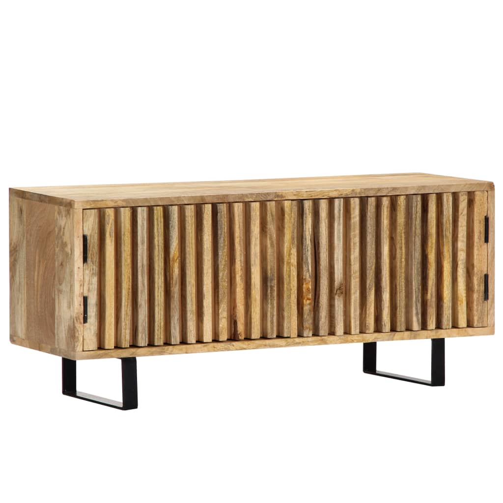 Meuble TV 90x30x40 cm Bois de manguier massif