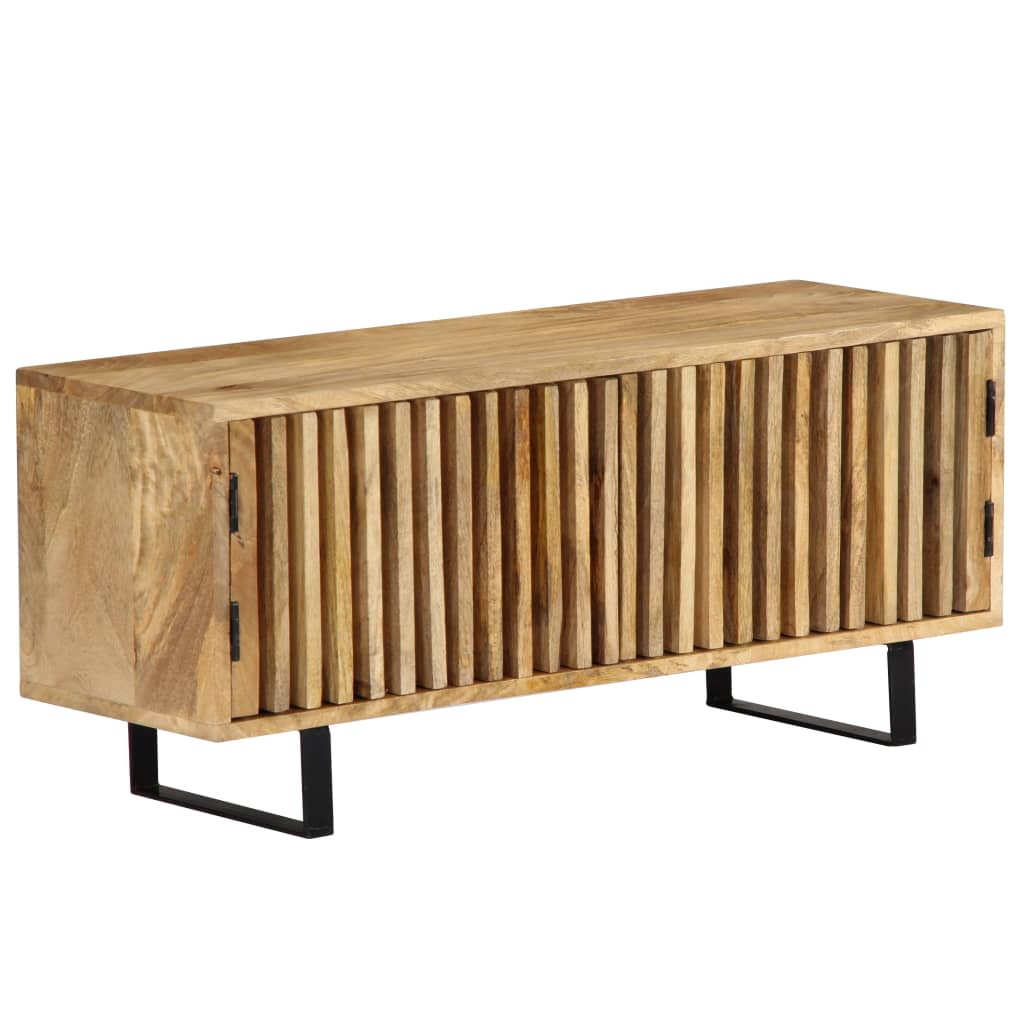 Meuble TV 90x30x40 cm Bois de manguier massif