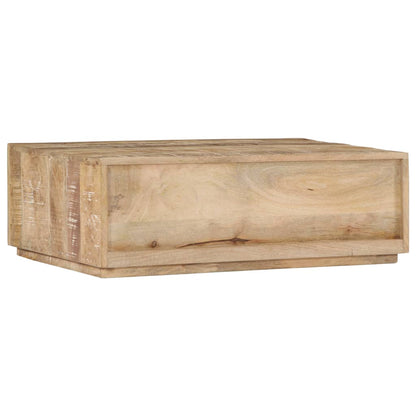 Table basse 90x60x30 cm Bois de manguier massif