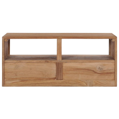 Meuble TV 90x30x40 cm bois de teck solide