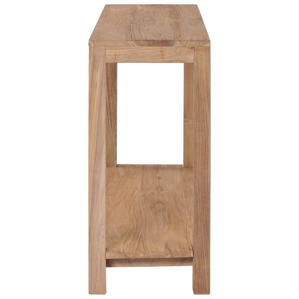 Table console 120 x 35 x 75 cm Bois de teck massif