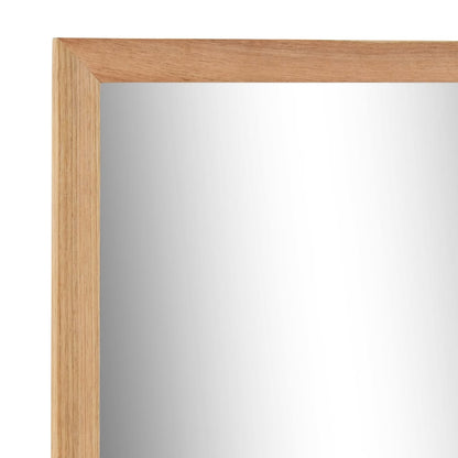 Armoire pour lavabo avec miroir Bois de noyer massif