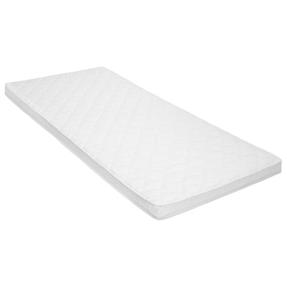 Sur-matelas 80 x 200 cm Mousse froide Profil d'œuf 6 cm