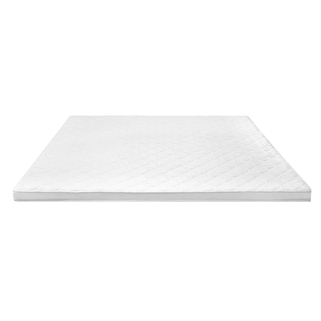 Sur-matelas 140 x 200 cm Mousse froide Profil d'œuf 6 cm