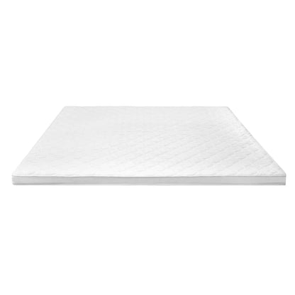 Sur-matelas 140 x 200 cm Mousse froide Profil d'œuf 6 cm