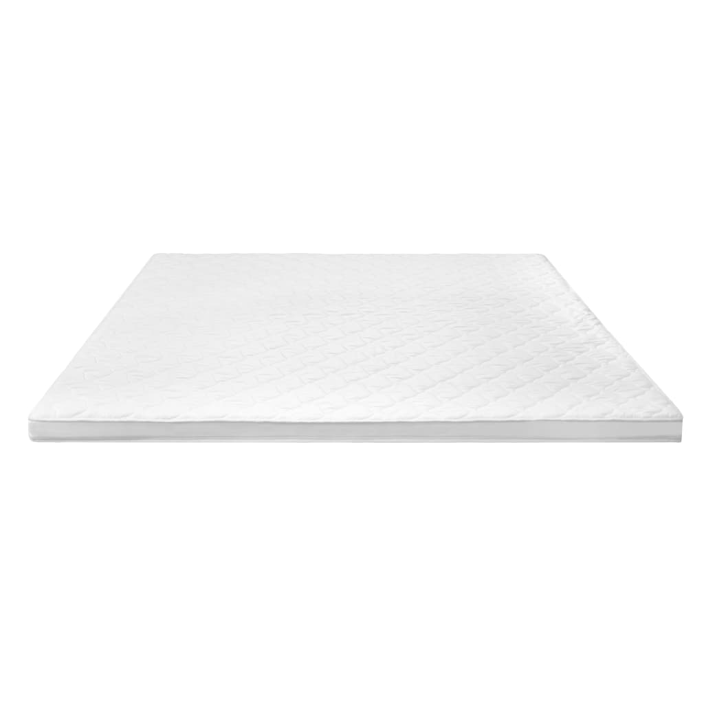 Sur-matelas 160 x 200 cm Mousse froide Profil d'œuf 6 cm