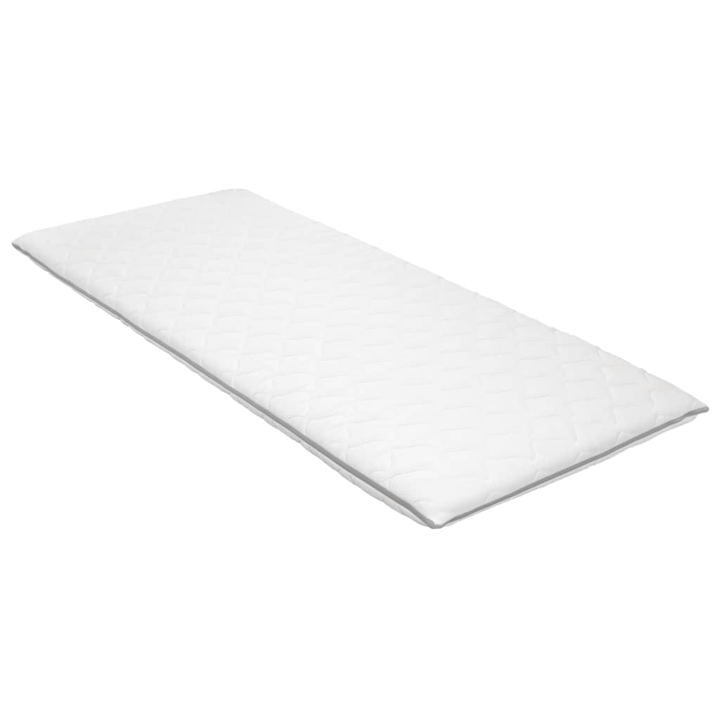 Sur-matelas 80 x 200 cm Mousse à mémoire de forme Visco 6 cm