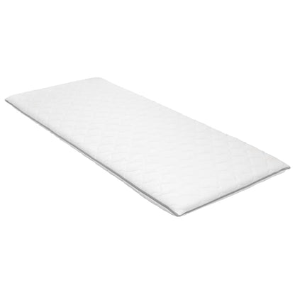 Sur-matelas 80 x 200 cm Mousse à mémoire de forme Visco 6 cm