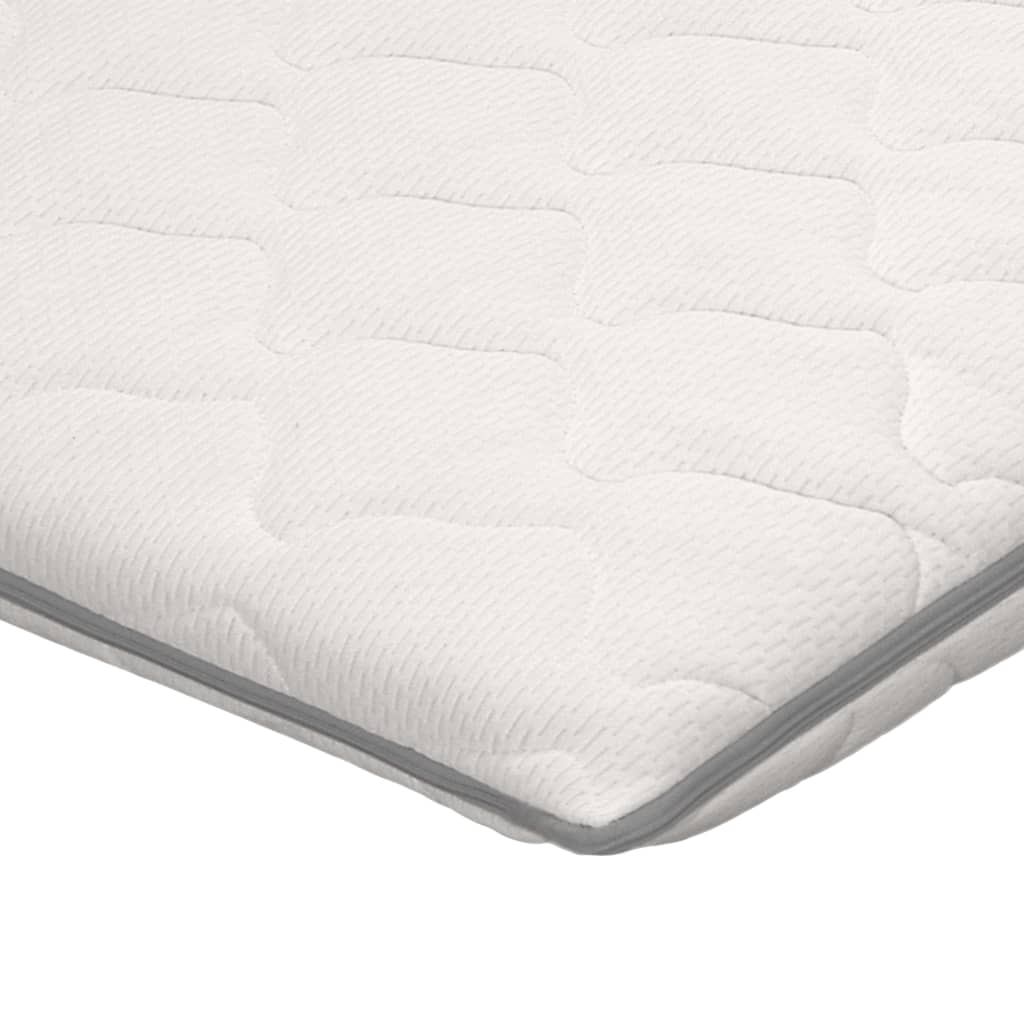 Sur-matelas 80 x 200 cm Mousse à mémoire de forme Visco 6 cm