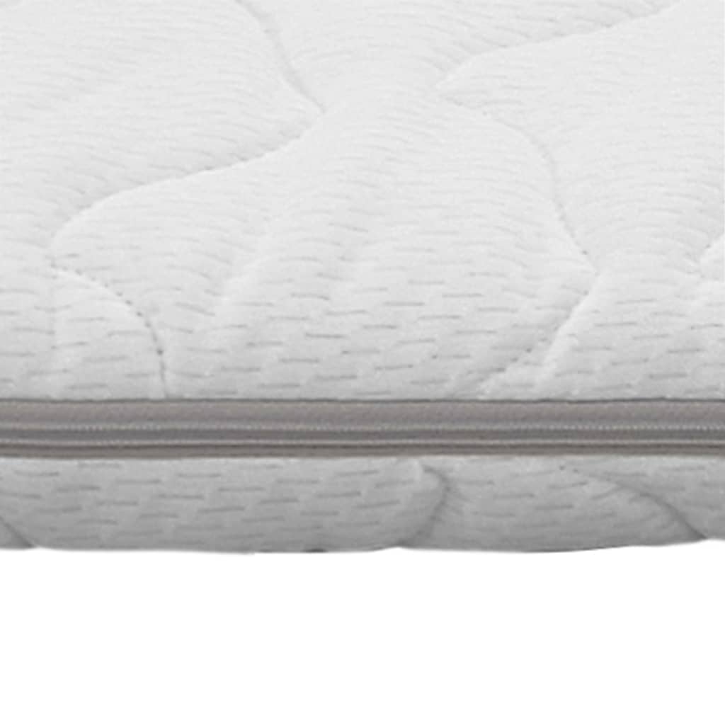 Sur-matelas 80 x 200 cm Mousse à mémoire de forme Visco 6 cm