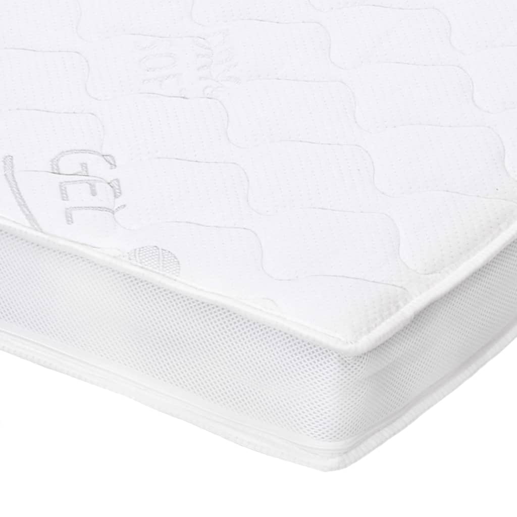 Sur-matelas 80 x 200 cm Mousse de gel 7 cm