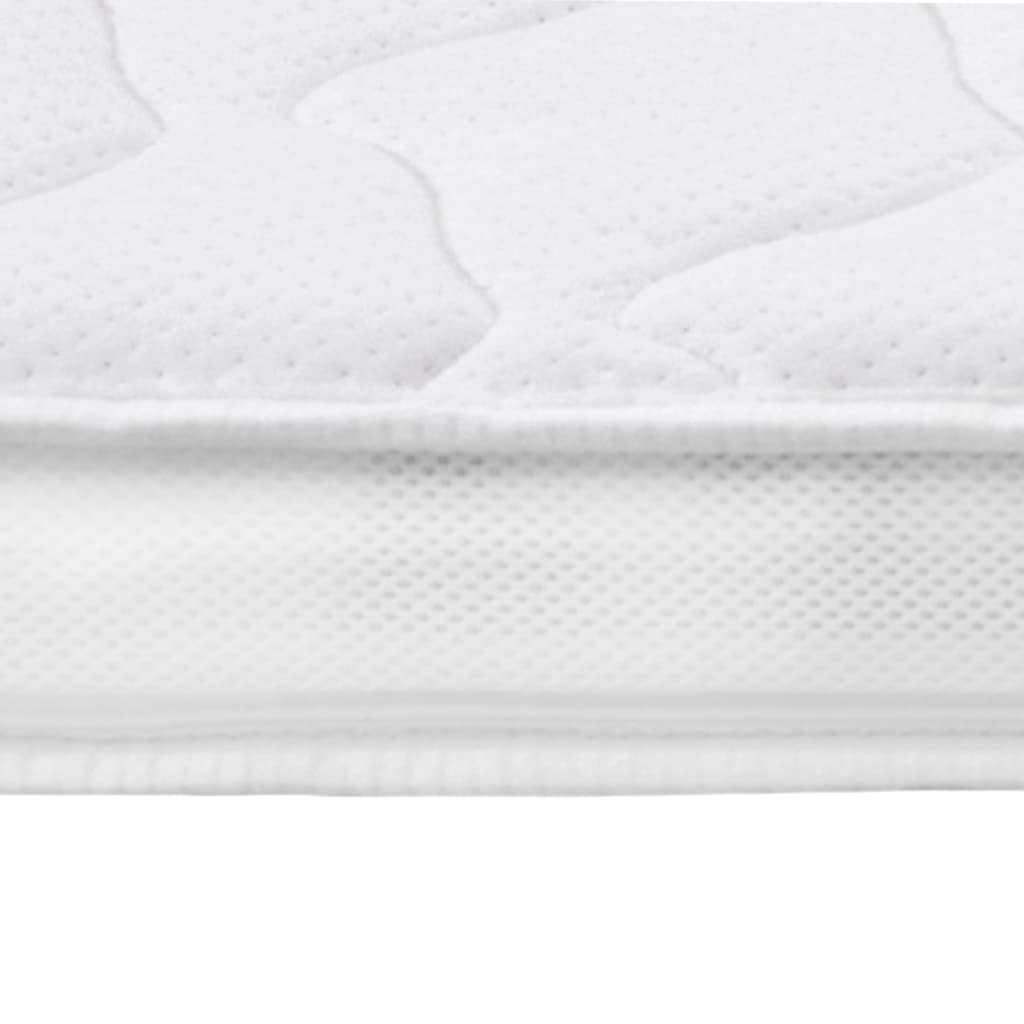 Sur-matelas 80 x 200 cm Mousse de gel 7 cm