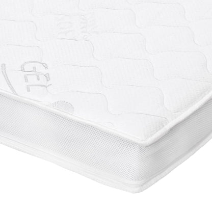 Sur-matelas 90 x 200 cm Mousse de gel 7 cm