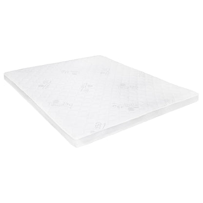 Sur-matelas 160 x 200 cm Mousse de gel 7 cm