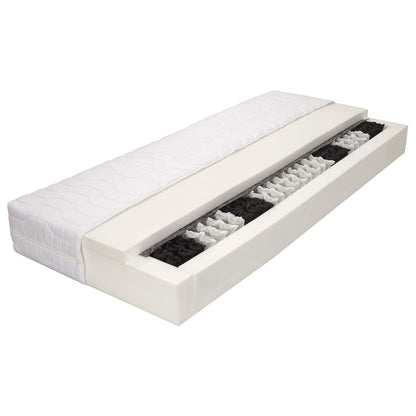 Matelas 80 x 200 cm 7 zones Ressort ensaché 20 cm H2