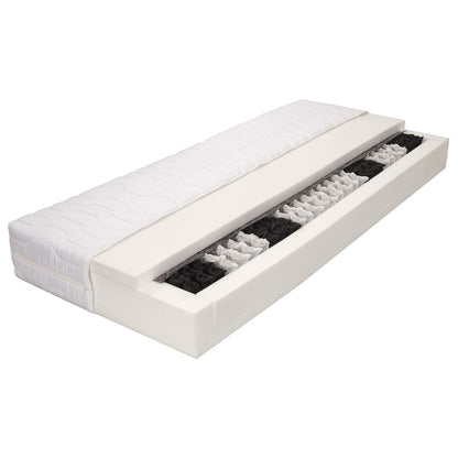 Matelas 140 x 200 cm 7 zones Ressort ensaché 20 cm H2