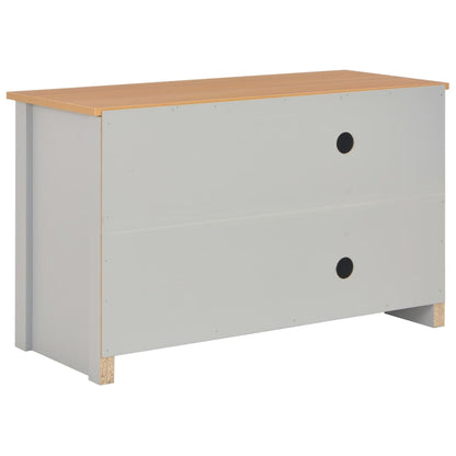 Meuble TV Gris 95x39x58 cm