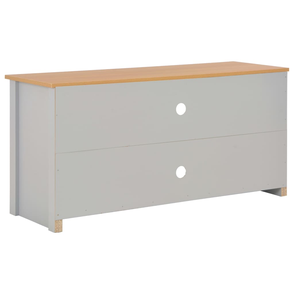 Meuble TV Gris 120x39x58 cm