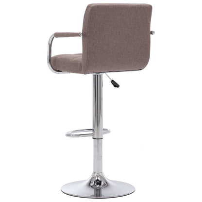 Tabouret de bar Taupe Tissu