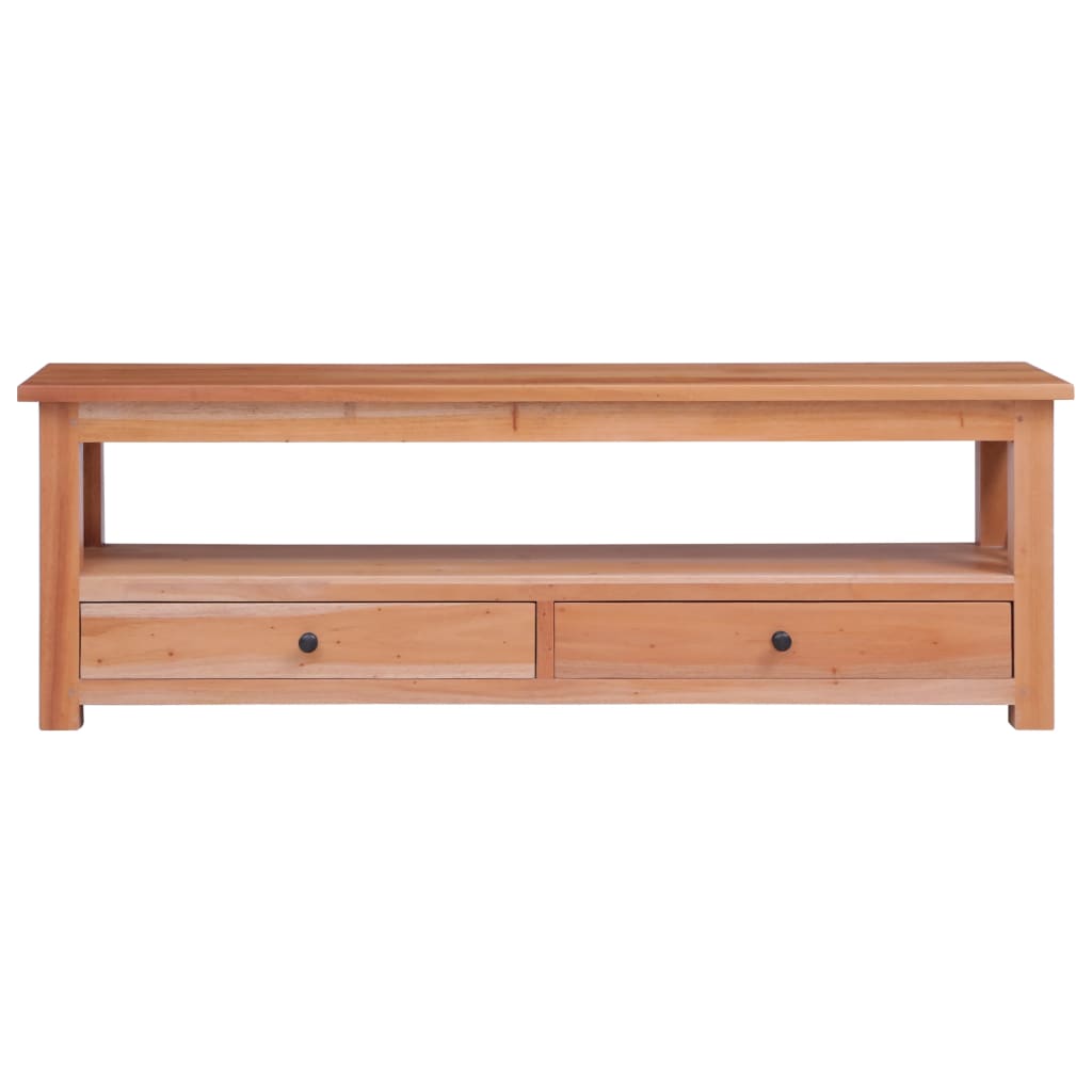 Meuble TV 120x30x40 cm Bois d'acajou massif