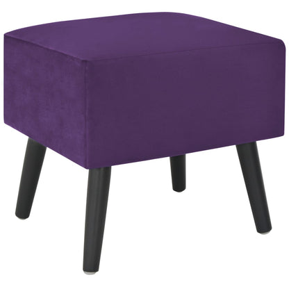 Tables de chevet 2 pcs Violet foncé 40x35x40 cm Velours