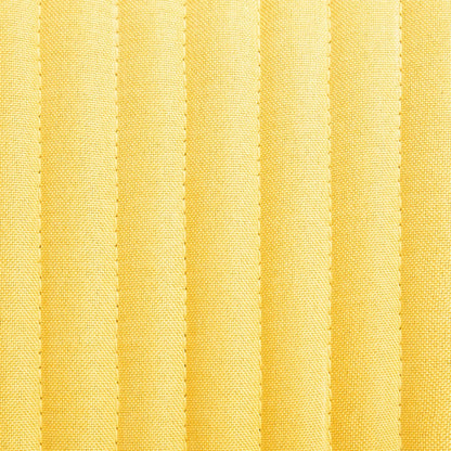 Chaises à manger lot de 2 jaune tissu