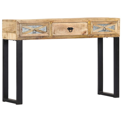 Table console 110 x 30 x 76 cm Bois de manguier massif