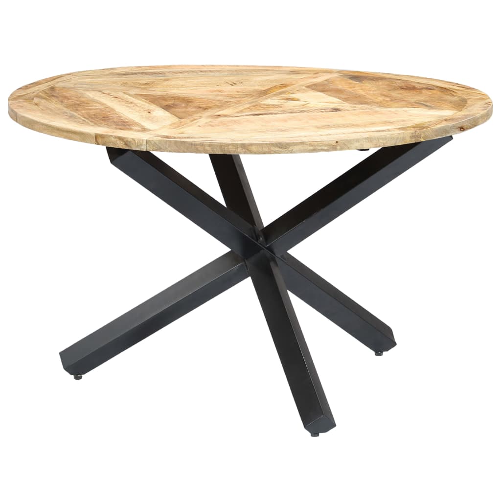 Table à manger Rond 120x76 cm Bois de manguier massif