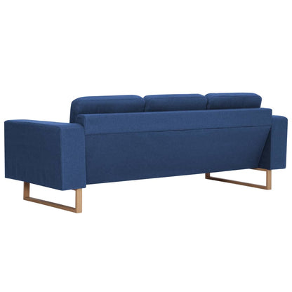 Ensemble de canapé 2 pcs Tissu Bleu