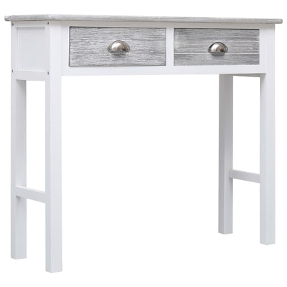 Table console Gris 90 x 30 x 77 cm Bois