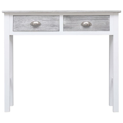 Table console Gris 90 x 30 x 77 cm Bois