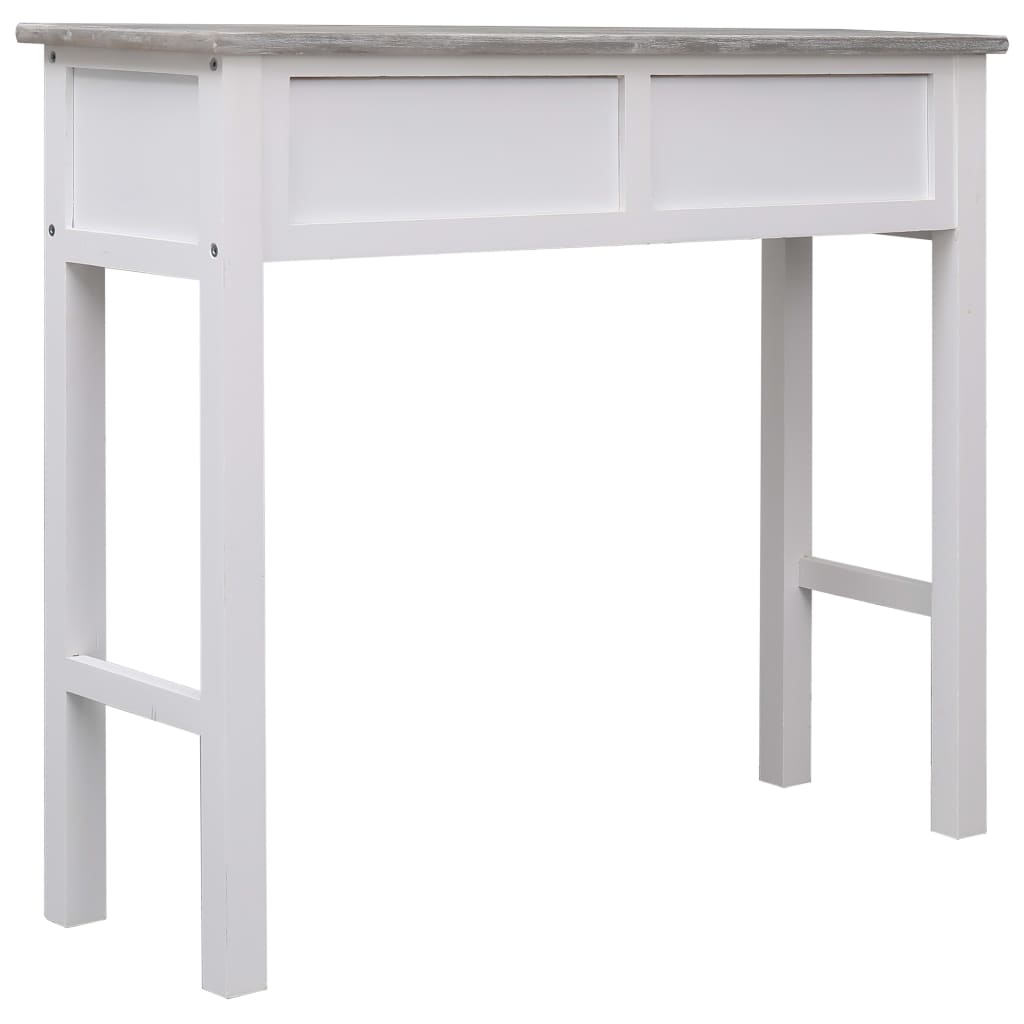 Table console Gris 90 x 30 x 77 cm Bois