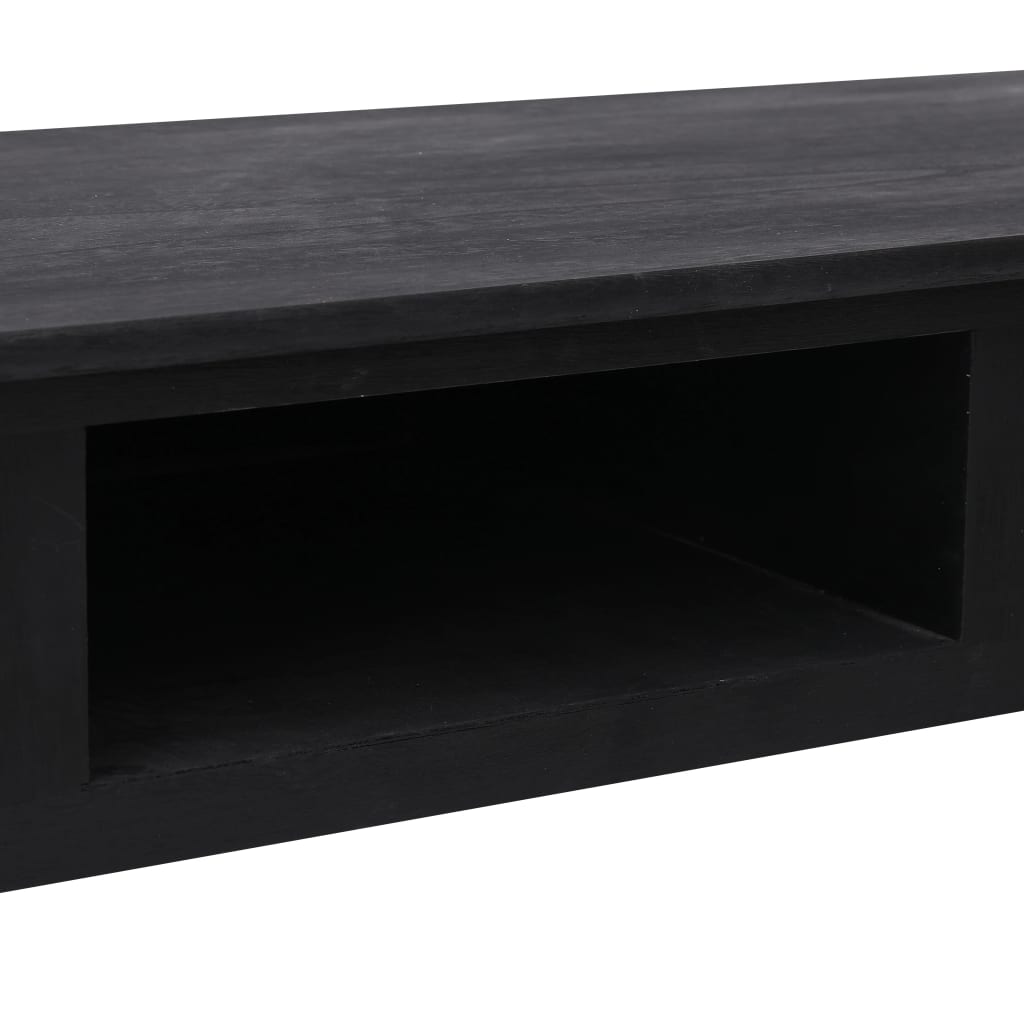 Table console Noir 110x45x76 cm Bois