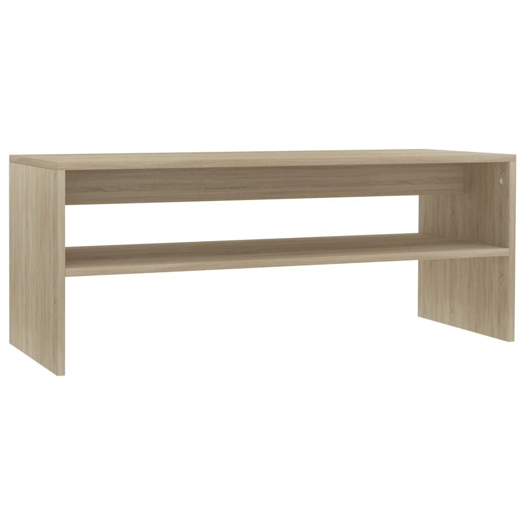 Table basse Chêne sonoma 100x40x40 cm Bois d'ingénierie