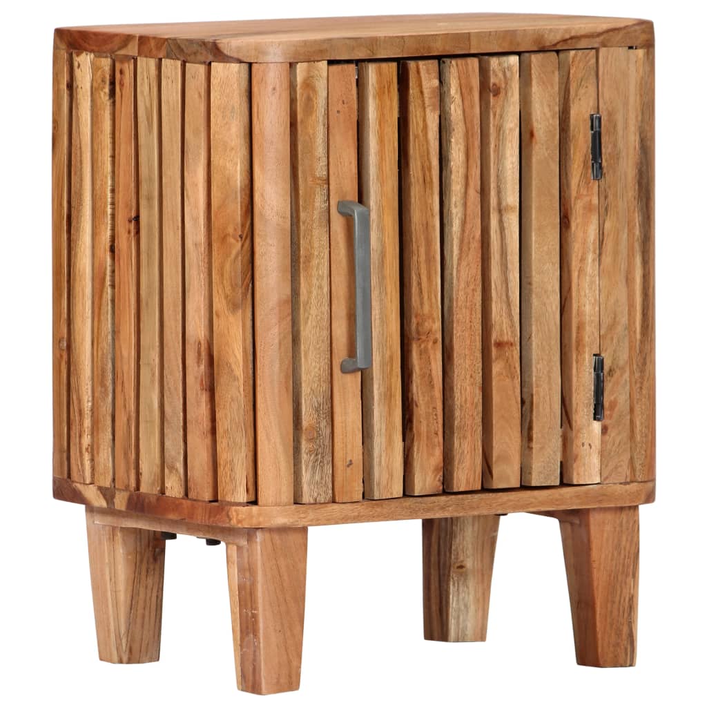 Table de chevet 40 x 30 x 50 cm Bois d'acacia massif