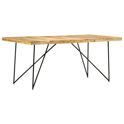 Table à manger 180x90x76 cm Bois de manguier massif